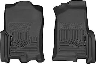 Husky Liners Weatherbeater Series | Front Floor Liners - Black | 18391 | Fits 2007-2010 Ford Expedition/Lincoln Navigator 2 Pcs