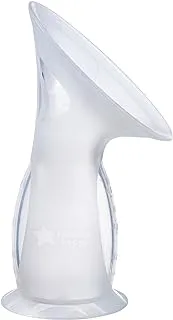 Tommee Tippee Silicone Manual Breast Pump and Let Down Catcher to Express, Relieve or Catch Excess Breast Milk, Includes Sterilising Lid, 100ml, One Size