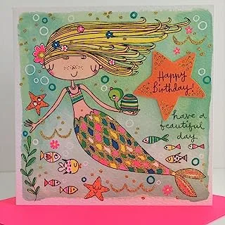 Rachel Ellen Mermaid Birthday Card for Children