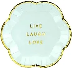 Party Deco Live Laugh Love Yummy Plates