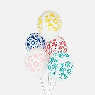 My Little Day Tropical Flowers Balloons 5-Pack, Multicolor