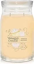 Yankee Candle Vanilla Cupcake Scented, Signature 20oz Large Jar 2-Wick Candle, Over 60 Hours of Burn Time