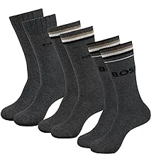 Hugo Boss Mens 3P RS Rib Iconic CC 10249334 01 Socks (pack of 1)