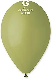 Gemar G110 Latex Balloon Without Helium, 11-Inch Size, 098 Olive Green