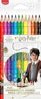 Mapped Harry Potter Wizarding World Color Pencil, 12 Colors