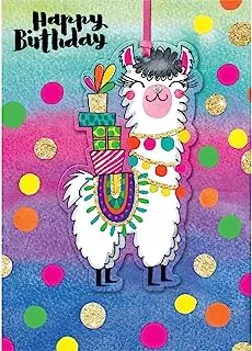 Rachel Ellen Happy Birthday Llama Marigold Card