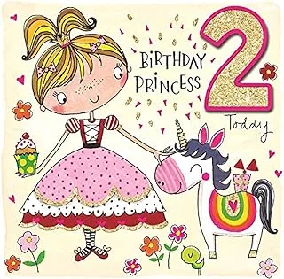 Rachel Ellen Birthday Princess 2nd Birthday Card