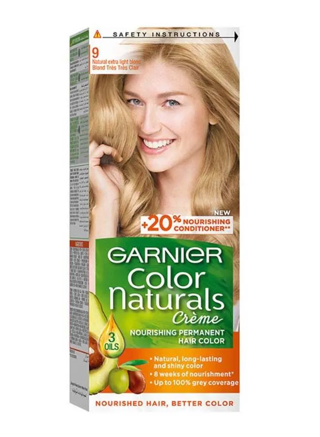 Garnier Color Naturals Permanent Hair Color 9 Natural Extra Light Blond 112ml