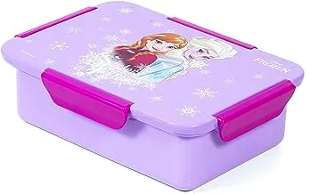 Disney Frozen Princess 1/2 / 3/4 Compartment Convertible Bento Lunch Box - Purple