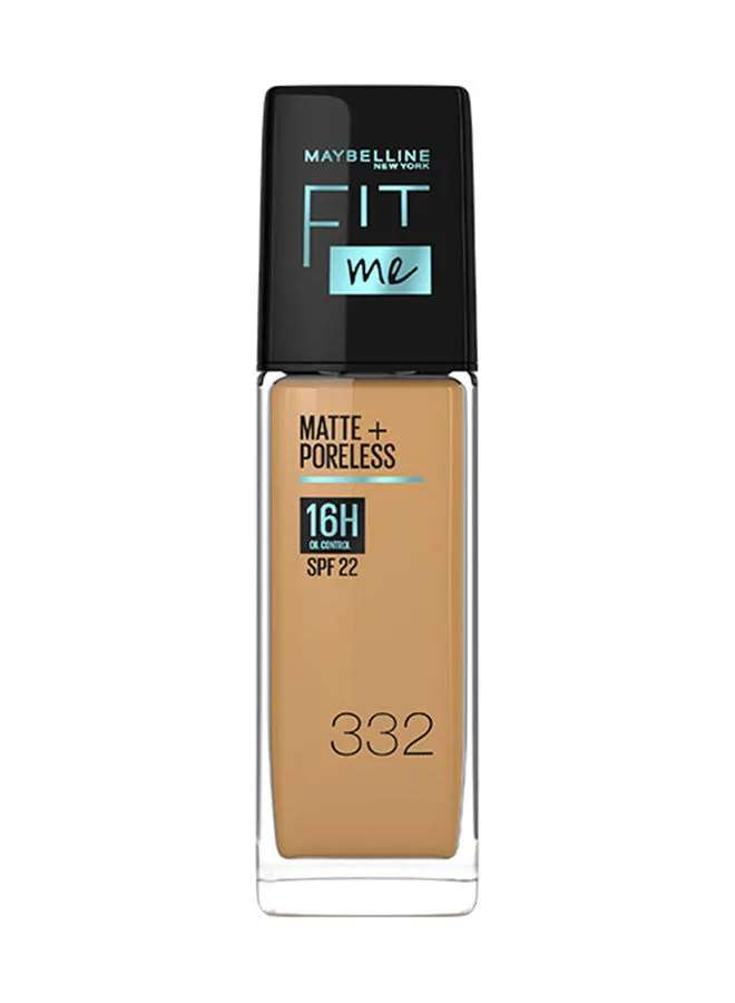 MAYBELLINE NEW YORK Maybelline New York Fit Me Matte & Poreless Foundation 16H Oil Control with SPF 22 - 332