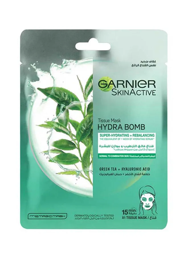 Garnier Skinactive Hydrabomb Tissue Face Mask Clear 28grams