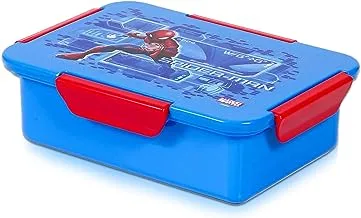 Marvel Spider-Man 1/2 / 3/4 Compartment Convertible Bento Lunch Box - Blue