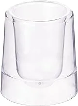 Hotpack Plastic Bubble Cups 12-Pieces, Clear