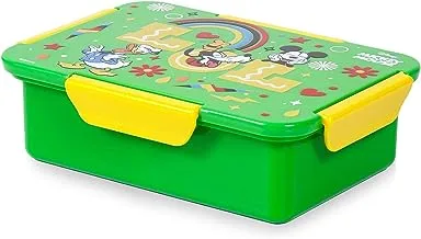 Disney LOL Mickey Mouse 1/2 / 3/4 Compartment Convertible Bento Lunch Box - Green