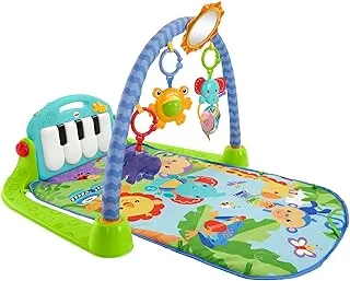 Fisher Price Discover Grow Kick and Play Piano Gym, Blue, BMH49
