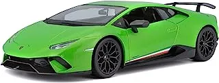 Maisto 1:18 Scale Lamborghini Huracan Performante Model Car, Green Small M31391