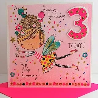 Rachel Ellen 3rd Fairy Birthday Card for Children