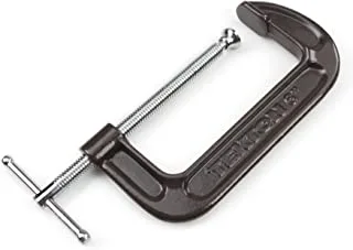 TEKTON 6-Inch Malleable Iron C-Clamp, 6-Inch Jaw Opening, 2-5/8-Inch Throat Depth | 4027