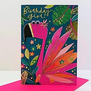 Rachel Ellen Birthday Girl Flamingo Card