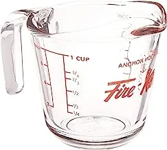 Anchor Hocking 77895 Fire-King Measuring Cup, Glass, 1-Cup