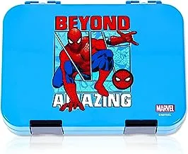 Marvel Beyond Amazing Spider Man 6/4 Compartment Convertible Bento Tritan Lunch Box - Blue