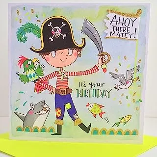 Rachel Ellen Birthday Pirate Card for Children