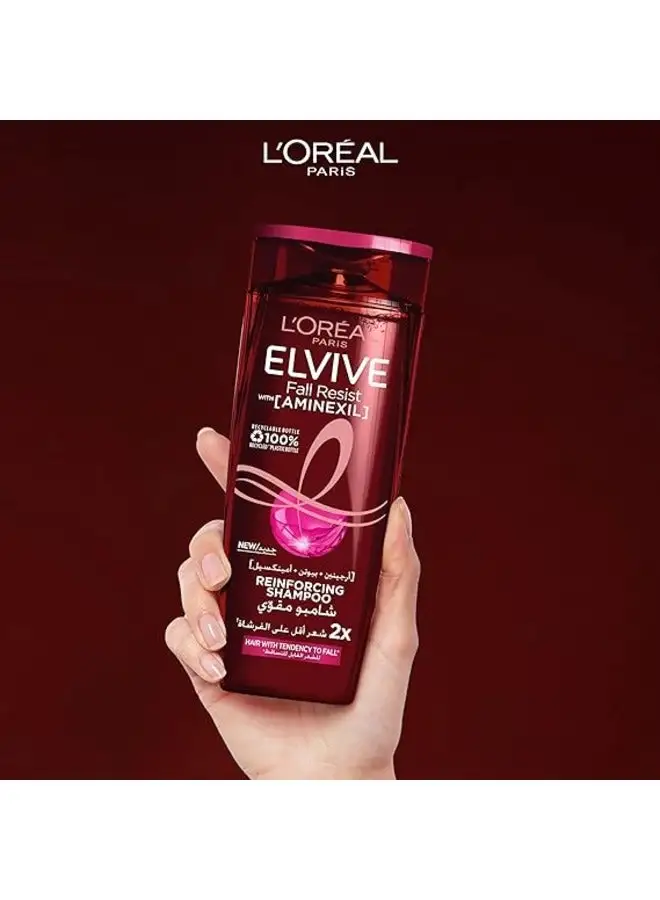 L'OREAL PARIS Elvive Fall Resist Shampoo with aminexil White 400ml