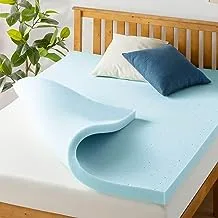Best Price Mattress 3 Inch Ventilated Memory Foam Mattress Topper, Cooling Gel Infusion, CertiPUR-US Certified, Twin XL