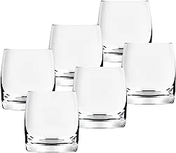 Lucaris Classic Barware Rock Glass 6-Piece Set, 240 ml Capacity, Transparent