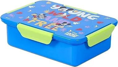 Disney Mickey & Friends 1/2 / 3/4 Compartment Convertible Bento Lunch Box - Blue