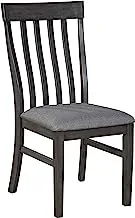 Ashley Homestore Luvoni Dining Chair, Dark Charcoal Gray