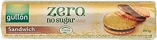 Gullon ZERO No Added Sugar SANDWICH CHOCO Biscuits 250G