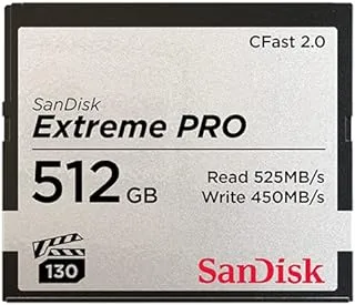 بطاقة ذاكرة سانديسك Sdcfsp-512G-G46D إكستريم برو 512 جيجا Cfast 2.0