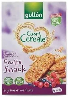 Gullon Cuocuor Di Cereal Oats With Grains Frutta Snack Biscuits, 240 gm