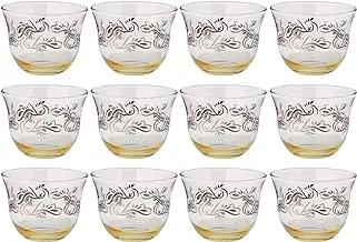 Turkey Tea Glasses Cups Set of 12 for Party - (Arabic tea cups) 12PCS CAWA CUPS SET