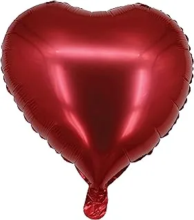 The Balloon Factory 804-229 Red Heart Balloon, No Helium, 24-Inch Size