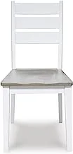 Ashley Homestore Nollicott Dining Chair, Whitewash/Light Gray