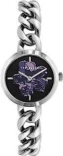 Ted Baker Maiisie Stainless Steel Chain Bracelet Watch (Model: BKPMSS2019I), Silver/Black
