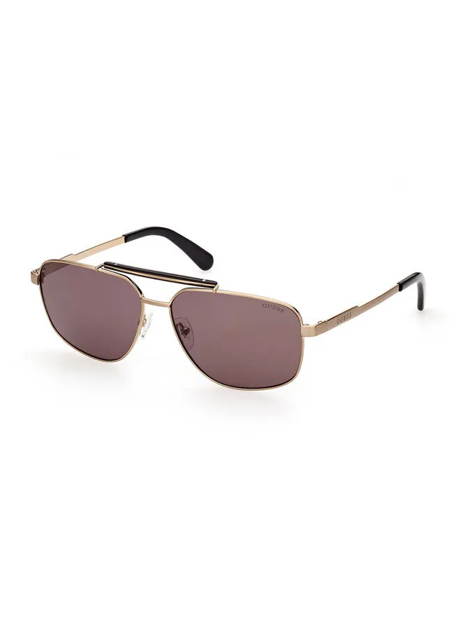GUESS Men's UV Protection Navigator Sunglasses - GU0005433A61 - Lens Size 61 Mm