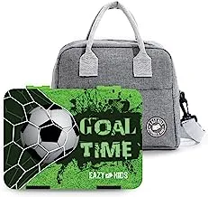 Eazy Kids Bento Box wt Insulated Lunch Bag & Cutter Set -Combo - Goal Time