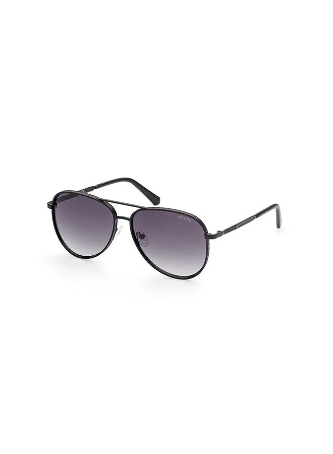 GUESS Men's UV Protection Pilot Sunglasses - GU520602B59 - Lens Size 59 Mm