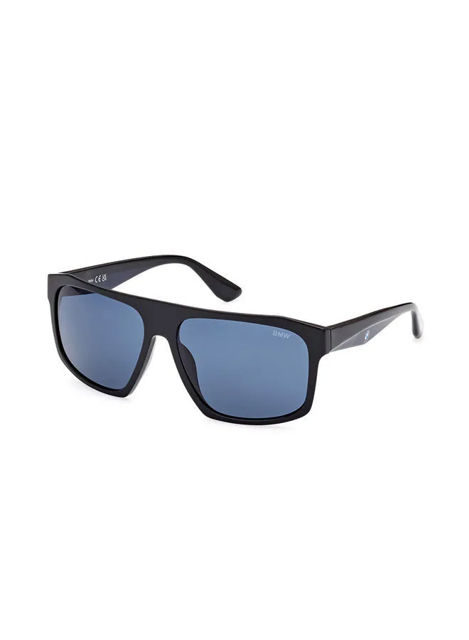 BMW Men's UV Protection Square Sunglasses - BW003405V59 - Lens Size: 59 Mm