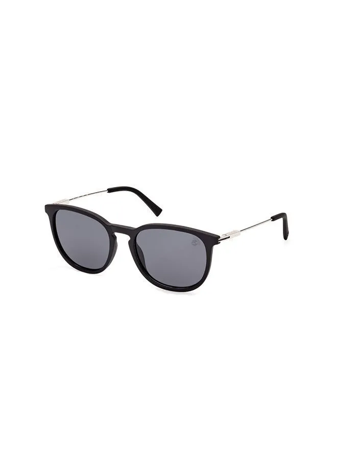 Timberland Men's Polarized Round Sunglasses - TB9291-H02D55 - Lens Size 55 Mm
