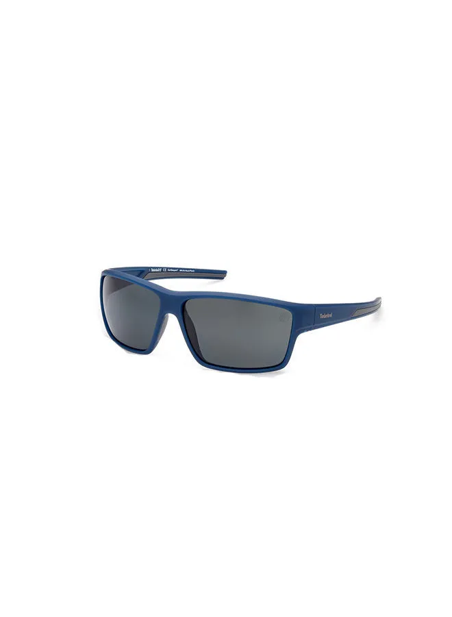 Timberland Men's Polarized Rectangular Sunglasses - TB927791D65 - Lens Size 65 Mm