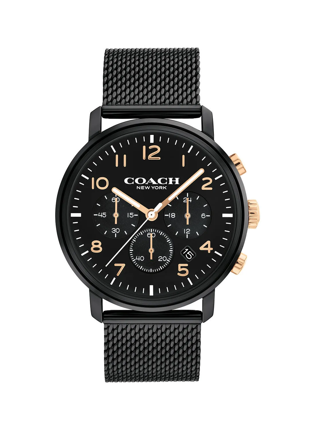 COACH Men Buckle Chronograph Round Stainless Steel Wrist Watch - 14602605 42 Mm