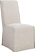 Ashley Homestore Langford Full Coverd Dining Chair, Light Greyish Brown