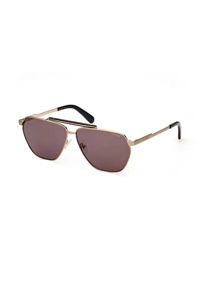 GUESS Men's UV Protection Navigator Sunglasses - GU0005333A61 - Lens Size 61 Mm