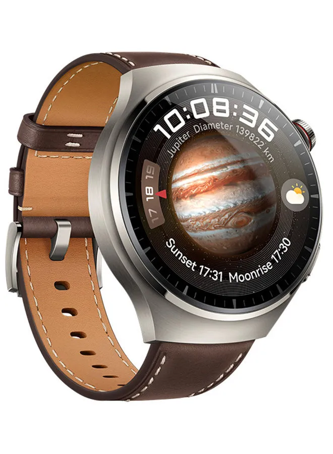 HUAWEI WATCH 4 Pro Smartwatch, Spherical Sapphire Glass, Health at a Glance, eSIM Cellular calling, Fresh-new Activity Rings, 21-Day Battery Life, ECG Analysis, Compatible with Andriod & iOS, Dark Brown
