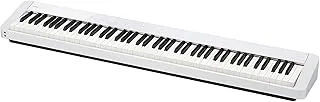 Casio Privia PX-S1100WE, 88 Keys Digital Piano WHITE,192 Polyphony,18 Tones,5 sensitivity level,Smart Scaled Hammer Action Keyboard.(With SP-3 PEDAL and Wireless MIDI & Audio Adaptor)