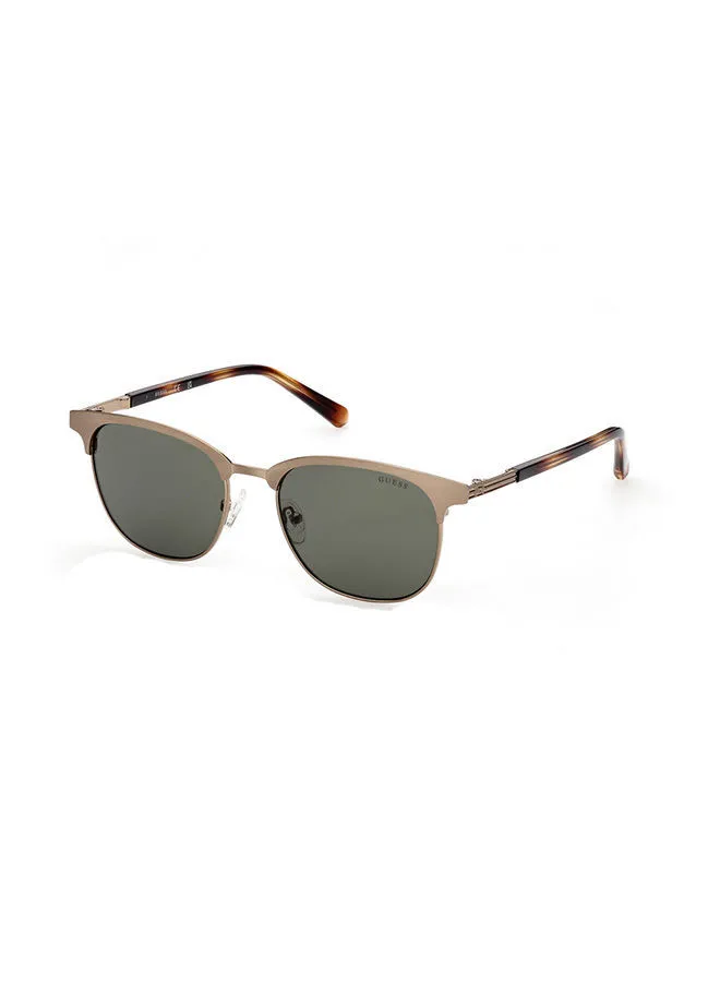 GUESS Men's UV Protection Browline Sunglasses - GU0005233N54 - Lens Size 54 Mm
